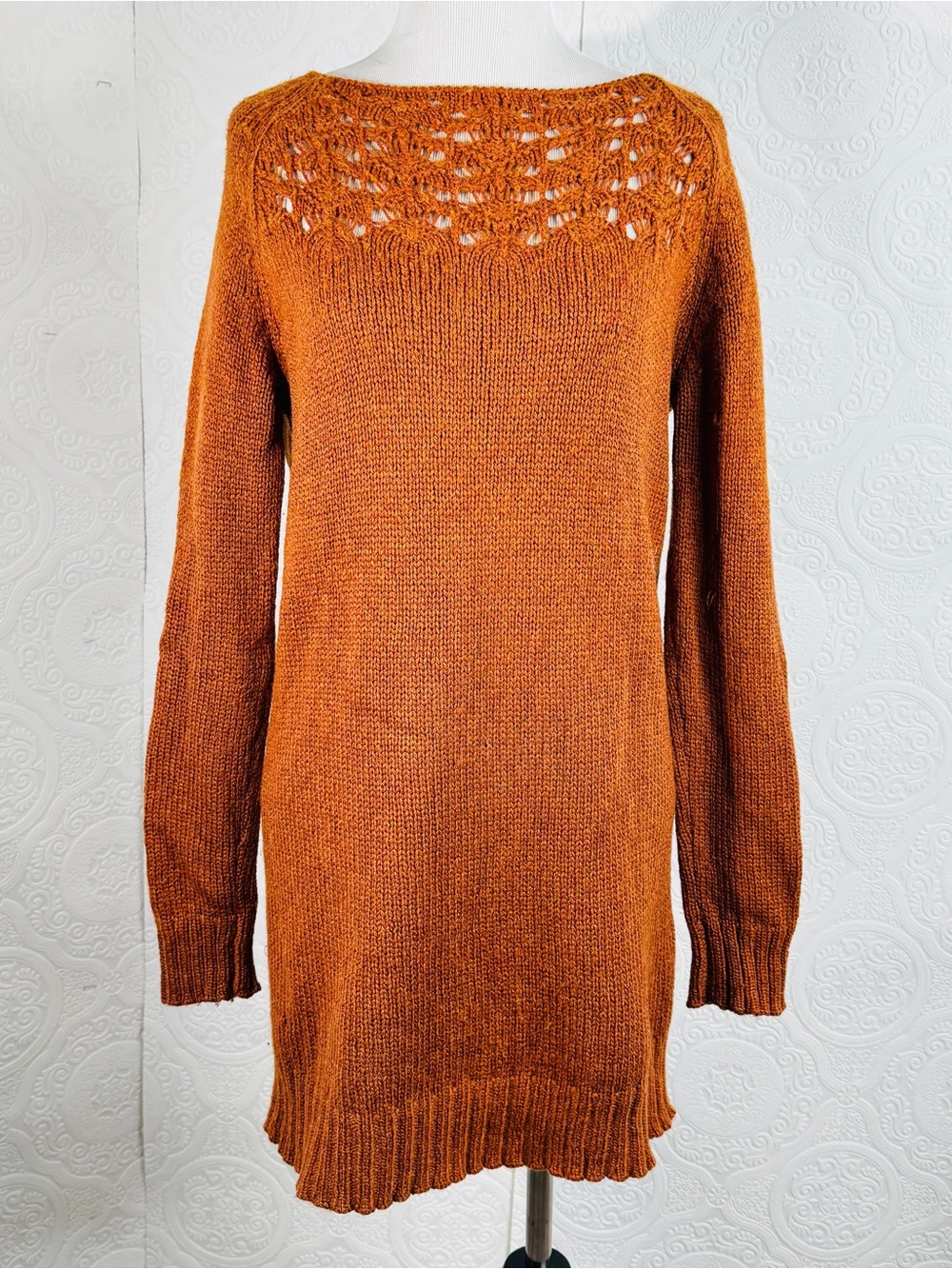 Claudia Nichole sz Large Cardigan Sweater 100% Cashmere Gray Black Open Front